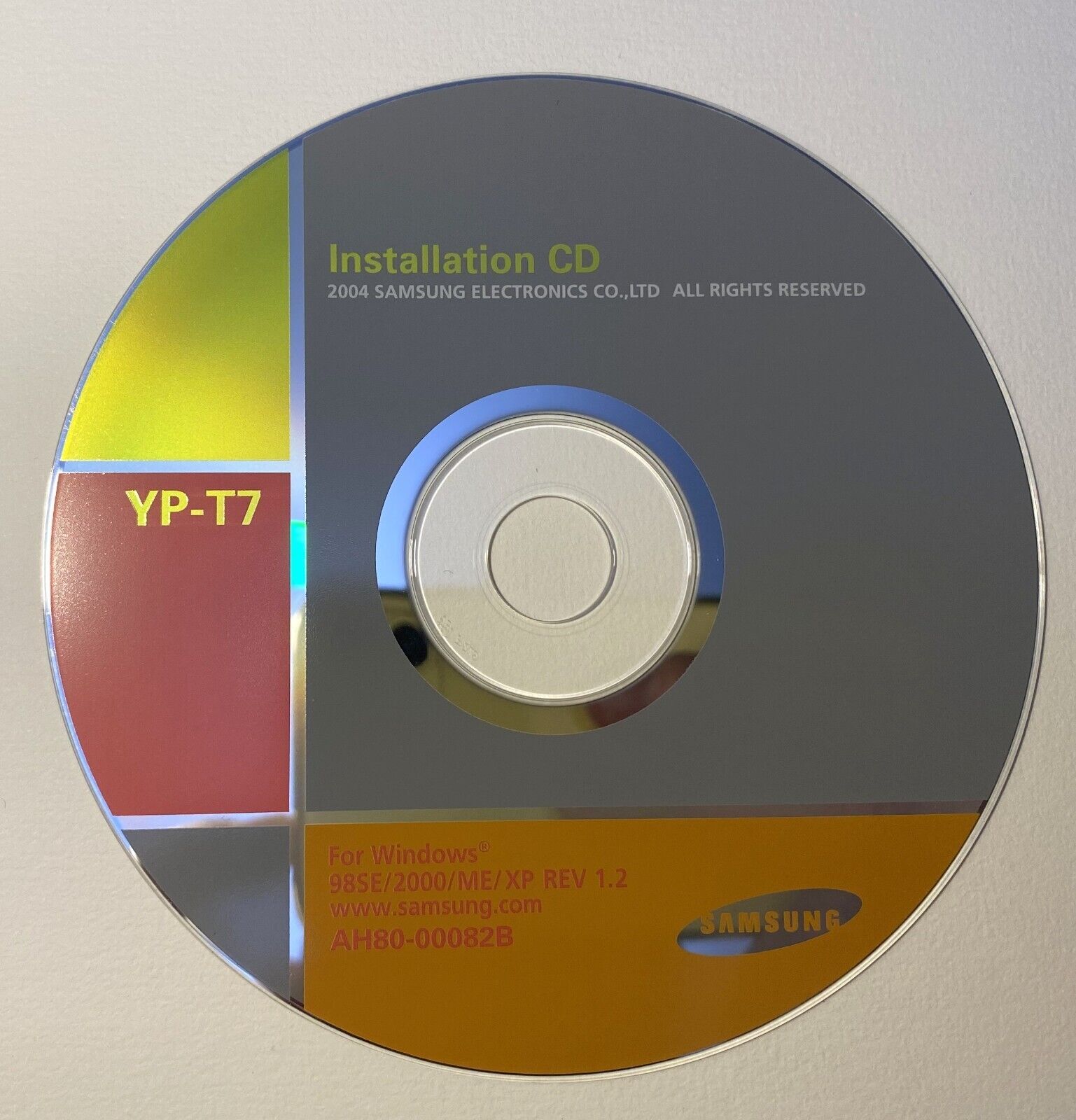 Installation CD for Samsung YPT7 MP3 Player eBay