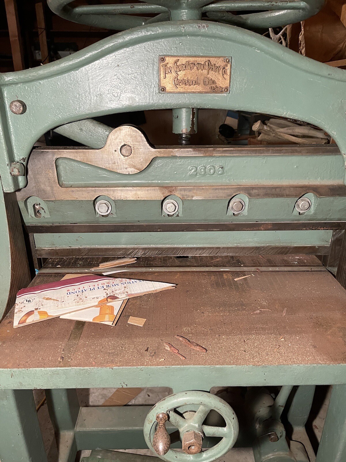 Chandler and Price paper cutter eBay