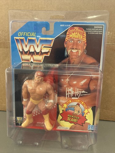 WWF Hulk Hogan MOC Hasbro Series 5 WWE Wrestling F...