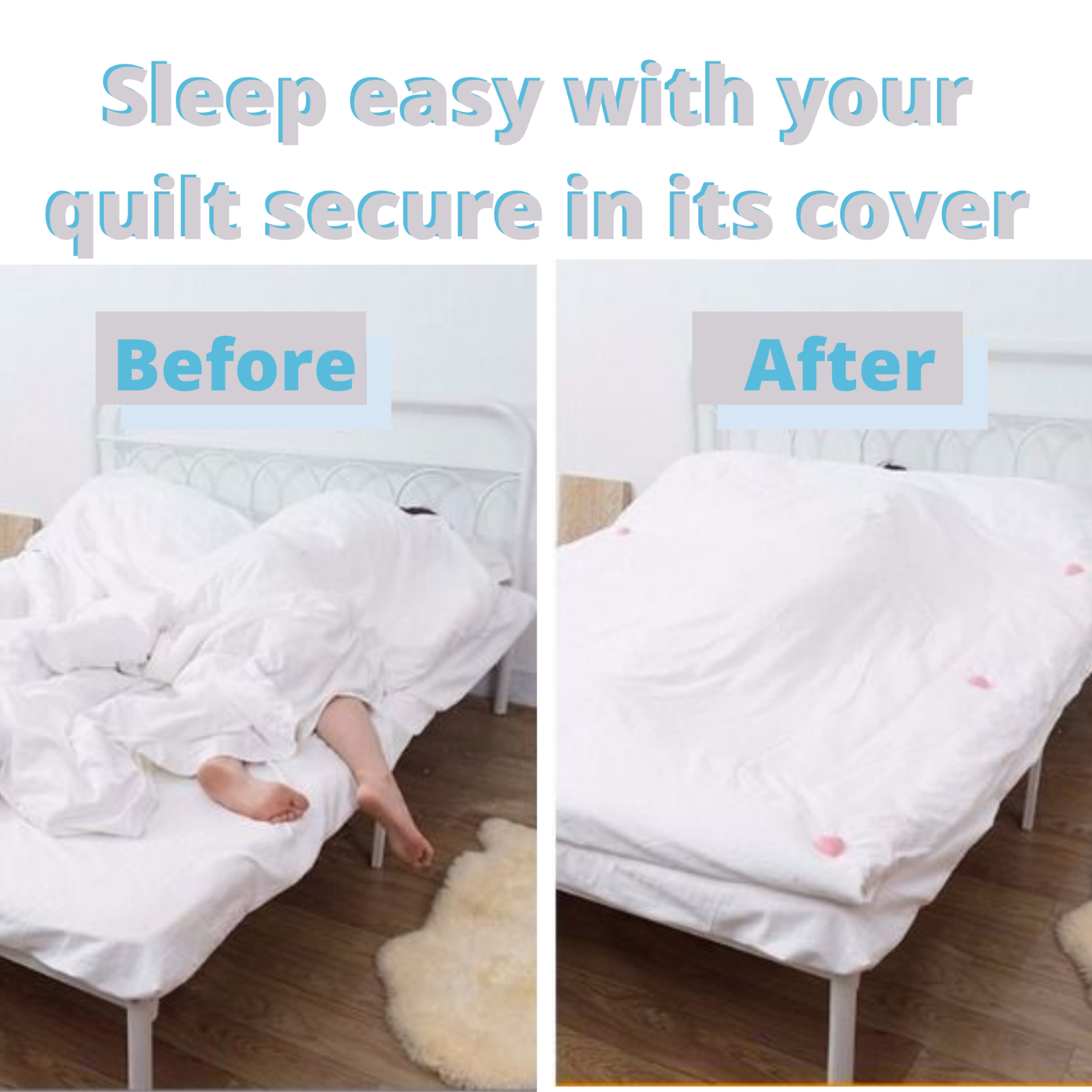 Duvet cover clips, Doona grippers, quilt holder, Bed pins. eBay