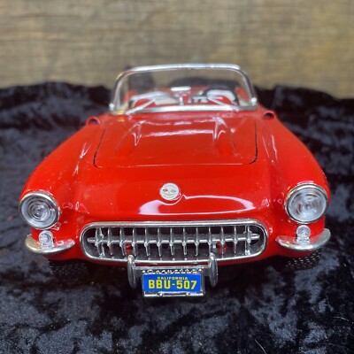 Burago Chevrolet Corvette 1957 1:18 Scale Diecast Model Car | eBay