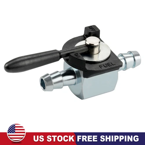 1/4" Heavy Duty Fuel Gas Shut-Off Valve Steel In-line Cut-Off ATV Kart Mower