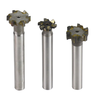 1x HSS TCT T Nutenfräser Schlitzfräser Schaftfräser 12-25 mm 8/10/12mm Schaft