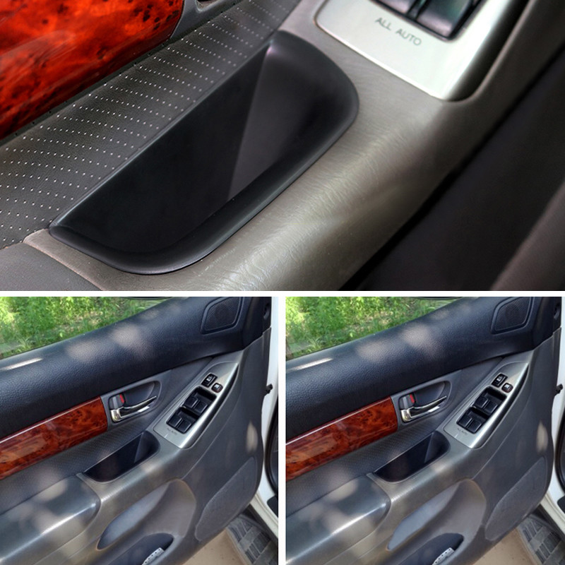 4PCS Car Door Storage Organizers Box Holder for Toyota Prado J120 J150