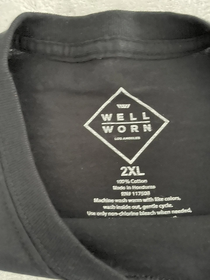 Camiseta Hustle Life Diamond Manga Corta Negra Adulto 2XL 0923c Foto 2 de 2