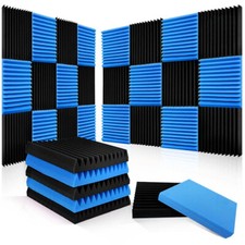 24- 96 Acoustic Foam Panel Studio Sound Proofing Noise Absorbing Insulation Tile