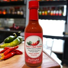 Tony's Handcrafted Hot Sauce-Ghost Pepper