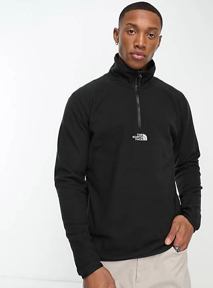 Mens The North TKA Glacier Center Logo 100 Fleece 1/2 Zip Jacket Coat NF New
Opens in a new window o