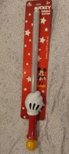 NWT  Disney Mickey Mouse Magical Wand Light Up Bubble Baton Flashing Lights