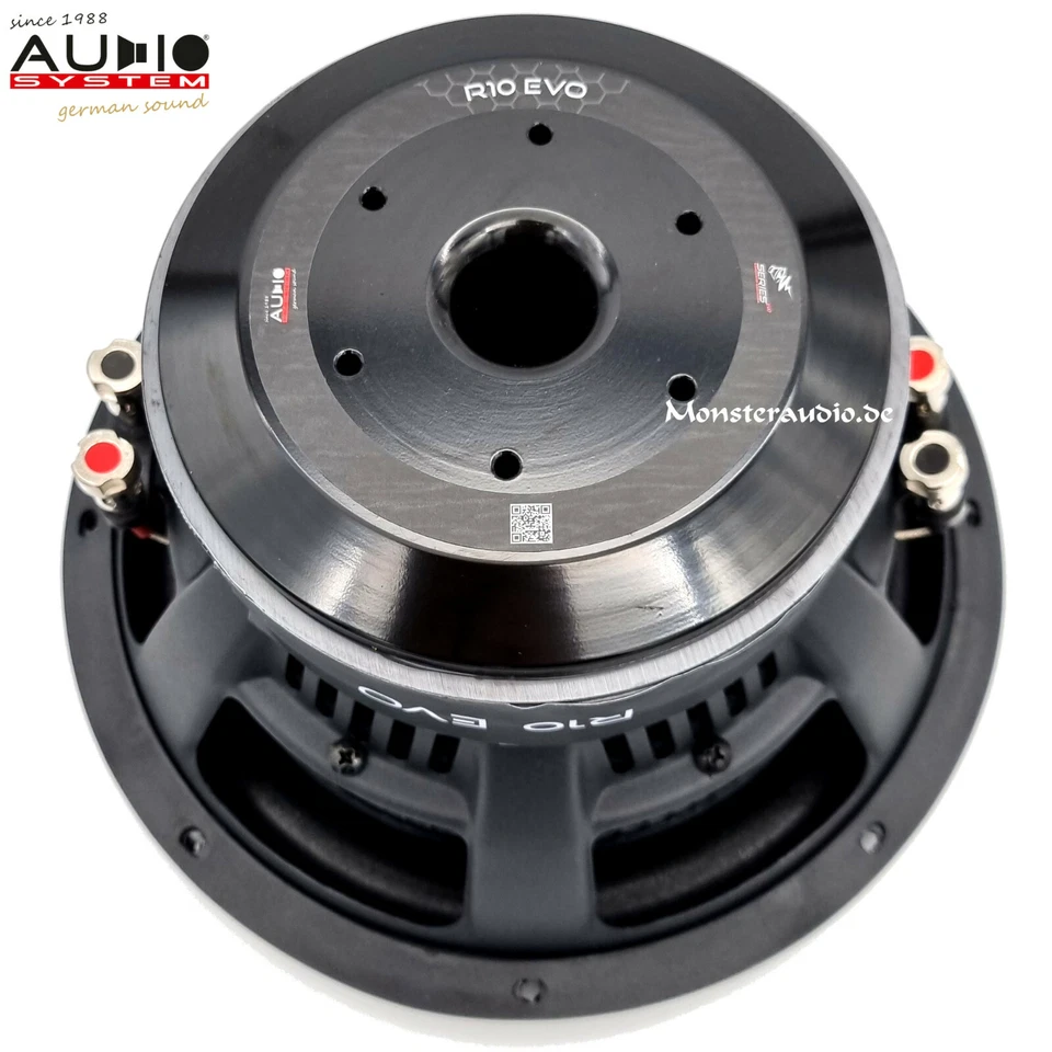 AUDIO SYSTEM R-10 EVO 25cm Subwoofer 700 Watt Auto Woofer 10" Radion 2x4 Ohm - Bild 3 von 4