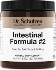 Dr Schulze Intestinal Formula #2 Herbal Colon Cleanse Formula 8 Oz, Waste Clean