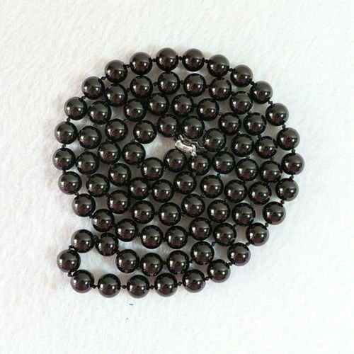 Black Matte Onyx Round Loose Stone Beads Set For Jewelry Making In Bulk - Foto 14