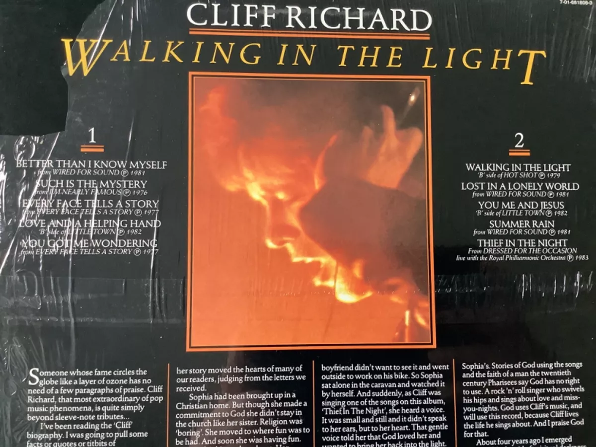 CLIFF RICHARD: Walking In The Light 1984 M- LP CCM Gospel Pop+bonus CD TESTED