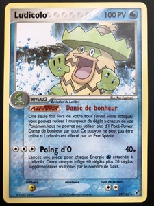 Pokemon Card Ludicolo 19 107 Rare Deoxys Writing Pad Ex Fr New Ebay