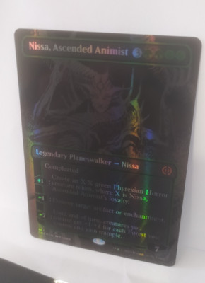 MTG Nissa, Ascended Animist - Oil Slick Raised Foil