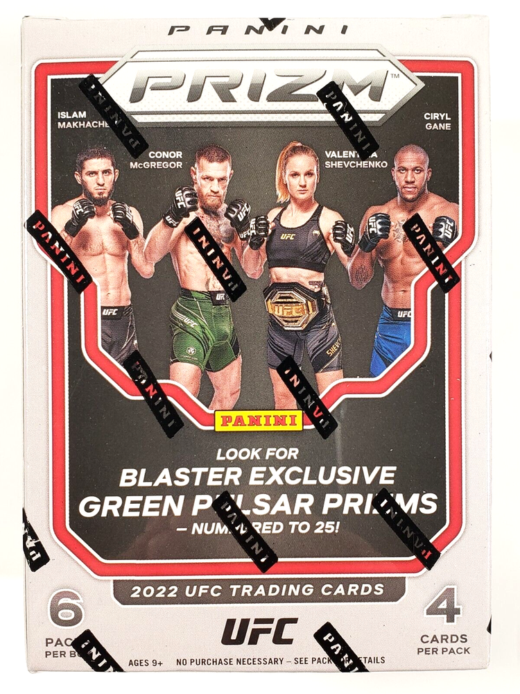 2022 Panini Prizm UFC Mixed Martial Arts MMA Trading Card Blaster Box Brand New