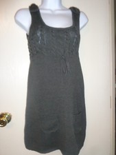 women's juinor sweater dress (or long top)gray Aeropostale size XS  EUC