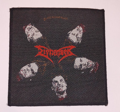 Dismember Pieces 1992 Patch Aufnäher 2884 ca. 10x10 cm Vintage Original Kutte