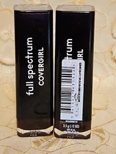 2-Cover Girl-Full Spectrum-MATTE LIPSTICK-PHENOM-NEW/TAMPER TAB!