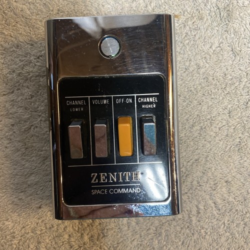 Vintage 1960's Zenith SPACE COMMAND Four Push Button Television Remote ...