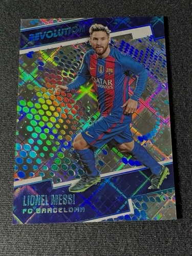 Lionel Messi /100 Cosmic 2017 Panini Revolution #184 FC Barcelona Soccer Mint