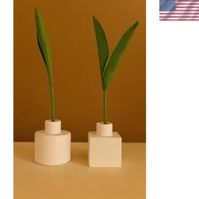 Multicolor Minimalist Concrete Vases - Perfect for Modern Home Aesthetics