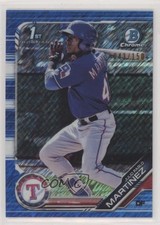 2019 Bowman Chrome Prospects Blue Shimmer Refractor Julio Pablo Martinez uk2