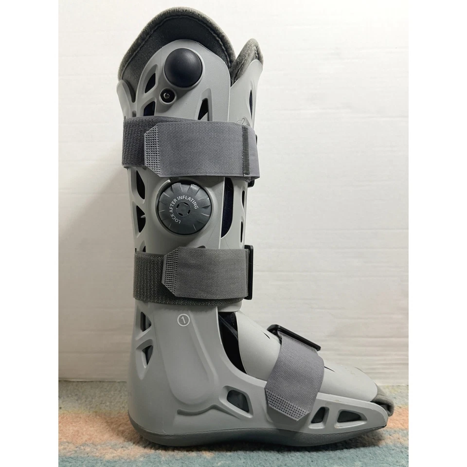 Bota de caminhada Aircast AirSelect Elite alta com suporte para caminhada média em excelente estado usado - Imagem 3 de 4