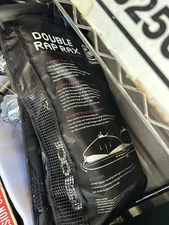 Ocean and Earth Surfboard Carrying  *Double* Rap Rax Padded Black Longboard Case