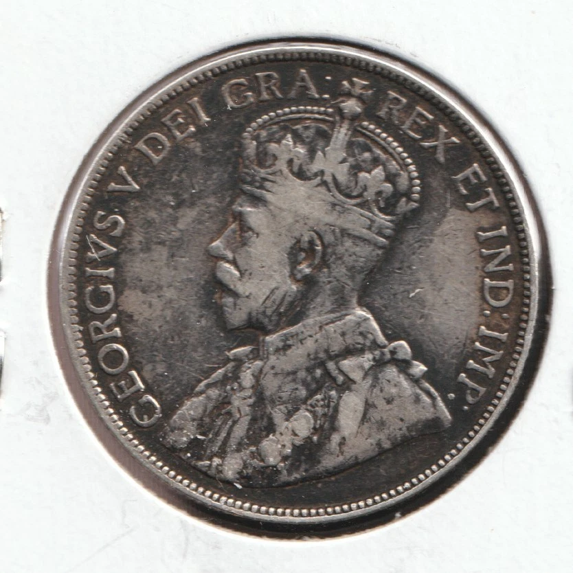 1913 Canada - KGV Half Dollar - Silver Coin - Image 2 of 2