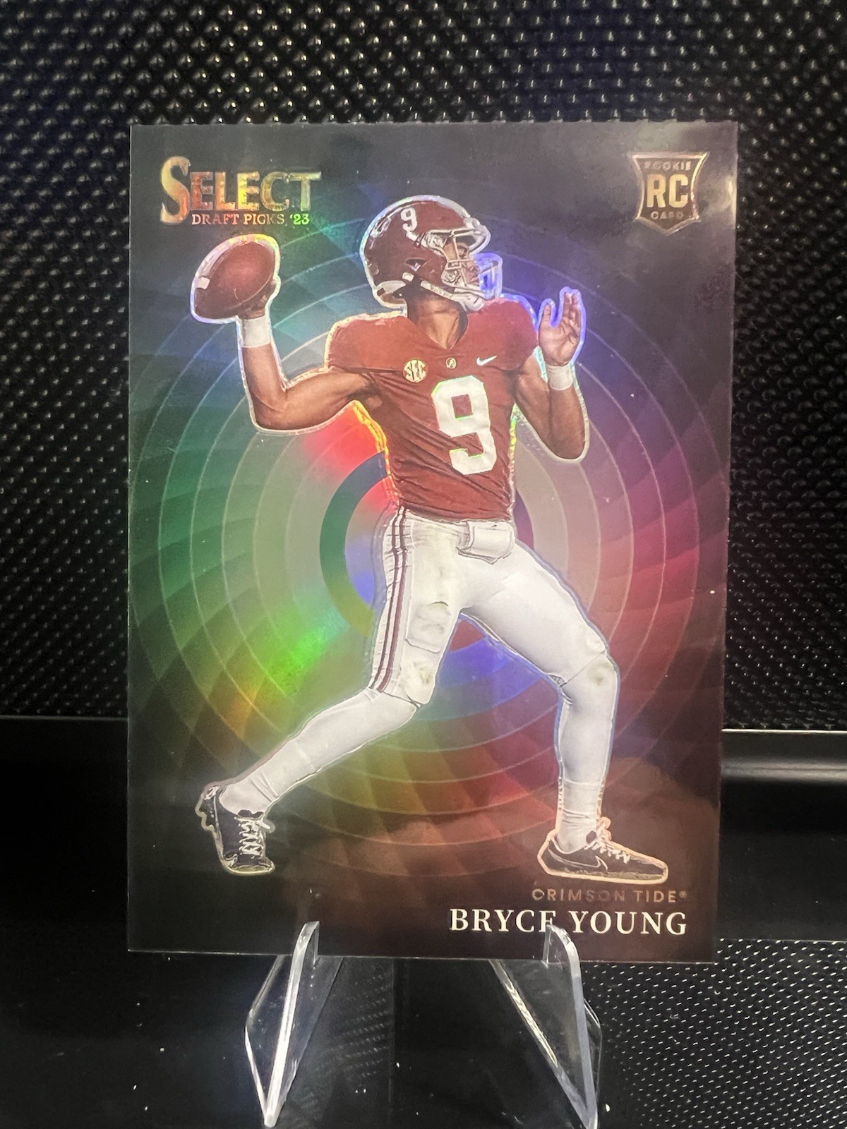 2023 Panini Select Draft Picks Color Wheel #BY Bryce Young RC  SSP  CASE HIT