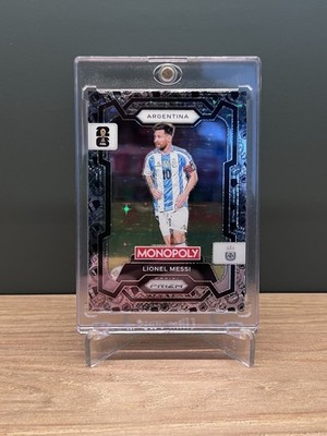2026 FIFA World Cup Prizm Monopoly Lionel Messi Top Hat Tycoon Sparkle Argentina