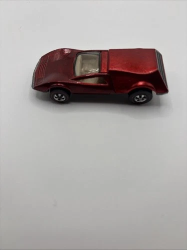 Vintage Hot Wheels Redline Tri-baby 1969 Red  Made In United States