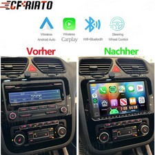 2GB+64GB Android 15 Autoradio Carplay RDS Navi Für VW Scirocco 137 138 2008-2017