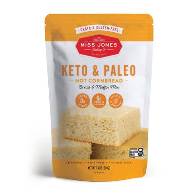 Keto Not Cornbread Muffin Mix - Gluten Free, Low Carb, No Sugar Added, Naturally