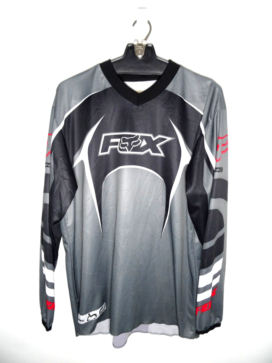 Vintage Fox Jersey Long Sleeve Shirt XL Mens Y2K Motocross Racing