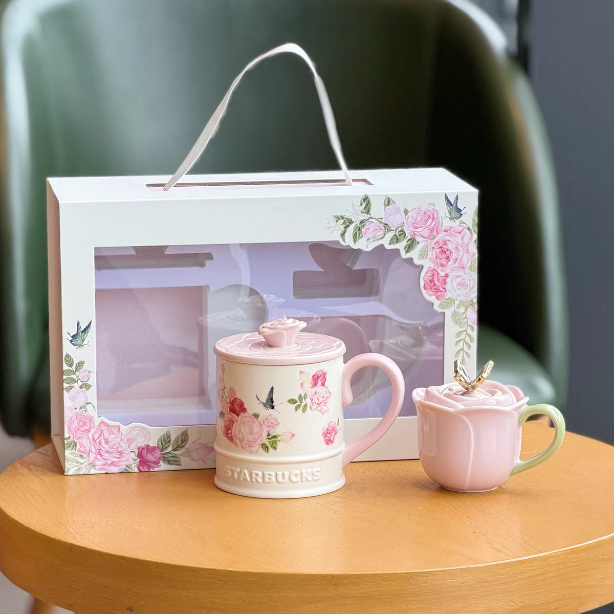 NEW Starbucks China 2026 Spring Kaleidoscope Rose Collection