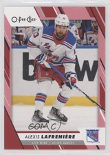 2023-24 O-Pee-Chee Red Border Alexis Lafreniere #24 5q7