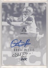 2018 Panini Luminance Rookie Ink 20/225 Dante Pettis #RI-DAP Auto no9