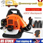 43CC Backpack Leaf Blower Gas Powered Snow Blower 665CFM 2-Stroke 3HP