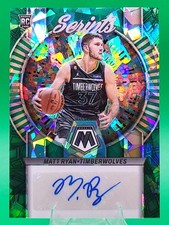 2022-23 Panini Mosaic Matt Ryan #RS-MAT Scripts Genesis Green Prizm RC Auto SP