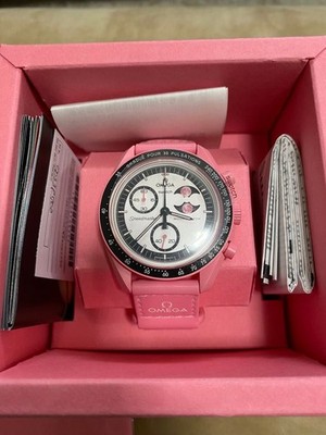 OMEGA x swatch MISSION TO THE PINK MOONPHASE Bioceramic MoonSwatch
