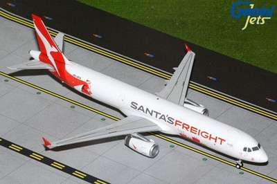 Qantas Freight Airbus A321P2F Santa G2QFA1477 Gemini Jets Scale 1:200 IN STOCK