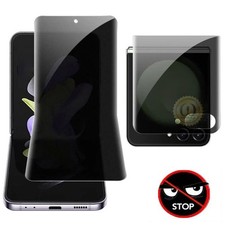 PRIVACY Hydrogel Full 360 Screen Protector For Samsung Galaxy Z Flip7 6 5 4 FE 3