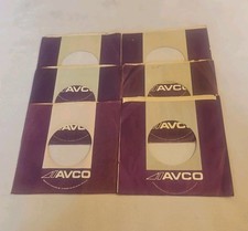 45 RPM 7" RECORD SLEEVES CO. SLEEVE 6 PACK SEE PHOTOS AVCO Records SLV369
