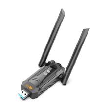 WiFi 7 USB 3.0 Wireless Network Card 6500Mbps Tri-Band Adapter for Windows 11