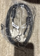 6FT DVI-D TO DVI-D Cable Male To Male Single Link 18  1 Pin Cable NEW