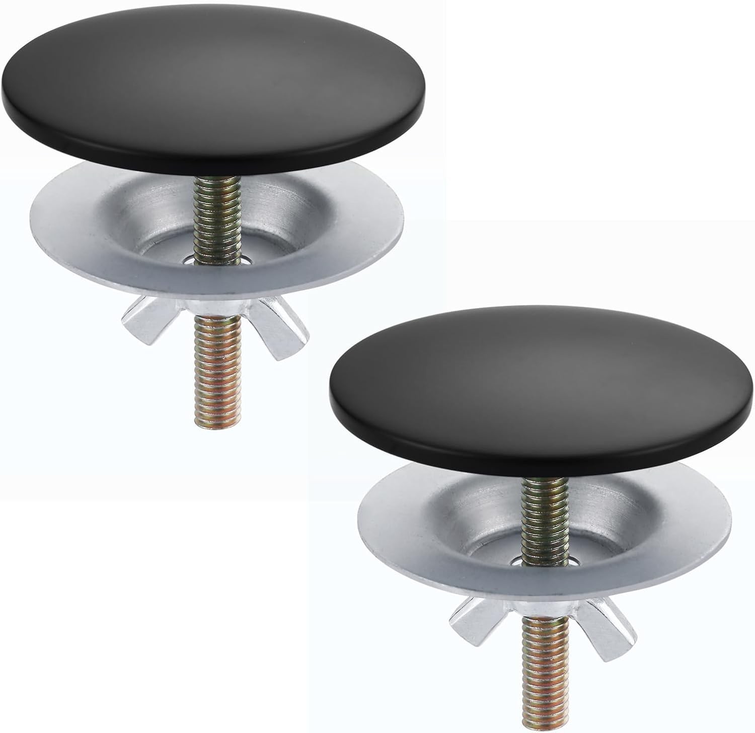 Brass Metal Faucet Hole Cover, 2-PCs Plug for Sink Counterto