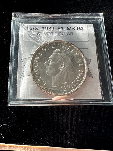 1939  Coin Mart Graded Canadian Silver Dollar **MS-64**