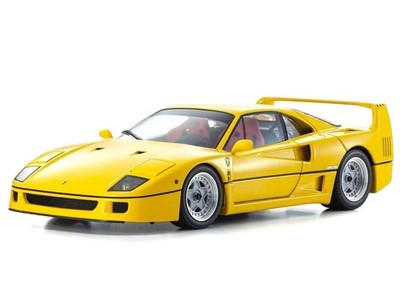 FERRARI F40 YELLOW 1/18 DIECAST MODEL CAR BY KYOSHO KS08416 Y | eBay